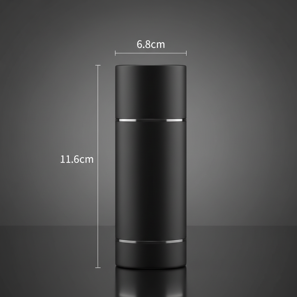 Corrected size reference, 11.6cm height x 6.8cm width